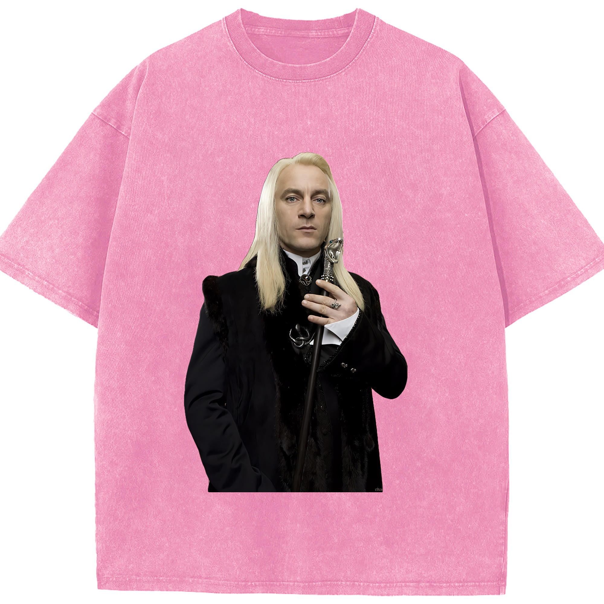 （画像用） Harry Potter ハリー・ポッターシリーズ 綿100% ヴィンテージ風 半袖Tシャツ（フロントプリント）